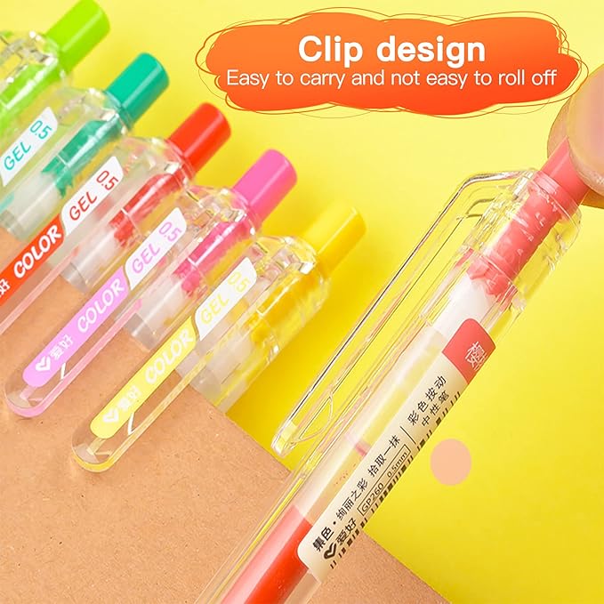 Jelly colors Journal Planner Pens Colorful 0.5mm Markers Fine Tip Drawing Pen Porous Fineliner Pen for Bullet Journaling Writing Note Taking Coloring Art Office School Supplies (12 jelly colors)