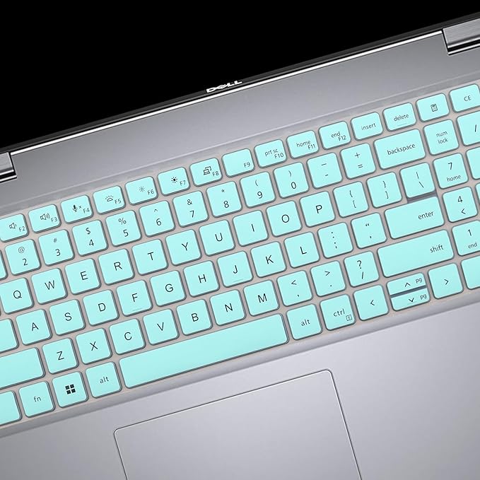 Keyboard Cover for Dell Latitude 3540 5520 5521 5530 5531 5540 5550 & Precision 3590 3591 3580 3581 3560 3570 3561 3571 Laptop, Dell Latitude 15.6 inch Laptop Keyboard Skin-Hotblue