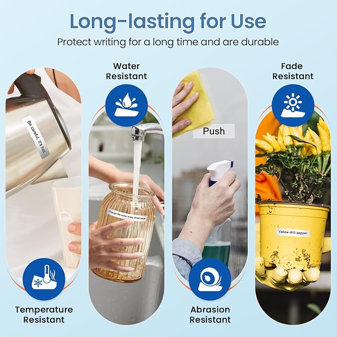 45013 Replace for DYMO D1 Label Tape 1/2 Inch x 23Ft A45013 Black on White 45013s S0720530 Label Maker Refills Compatible with Dymo Labelmanager 160 LM 280 210D 360D 420P, 5-Pack