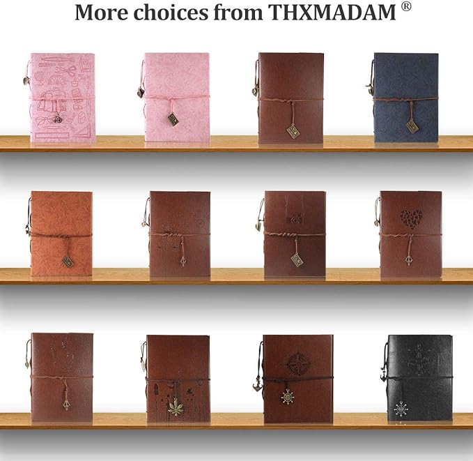 ThxMadam Scrapbooking Kraft Paper 26x17.5CM,20 Sheets Extra Refill Pages Photo Book Blank Paper for Scrapbook Photo Album Guest Book Memory Notebook 10.82" x 8.07" (27.5 x 20.5CM) for Album Large