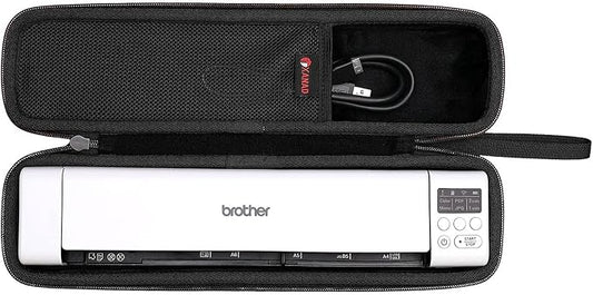 XANAD Black Case for Brother DS-640 or DS-740D or DS-940DW or DS-720D or Doxie Go SE Wireless Document Photo Scanner
