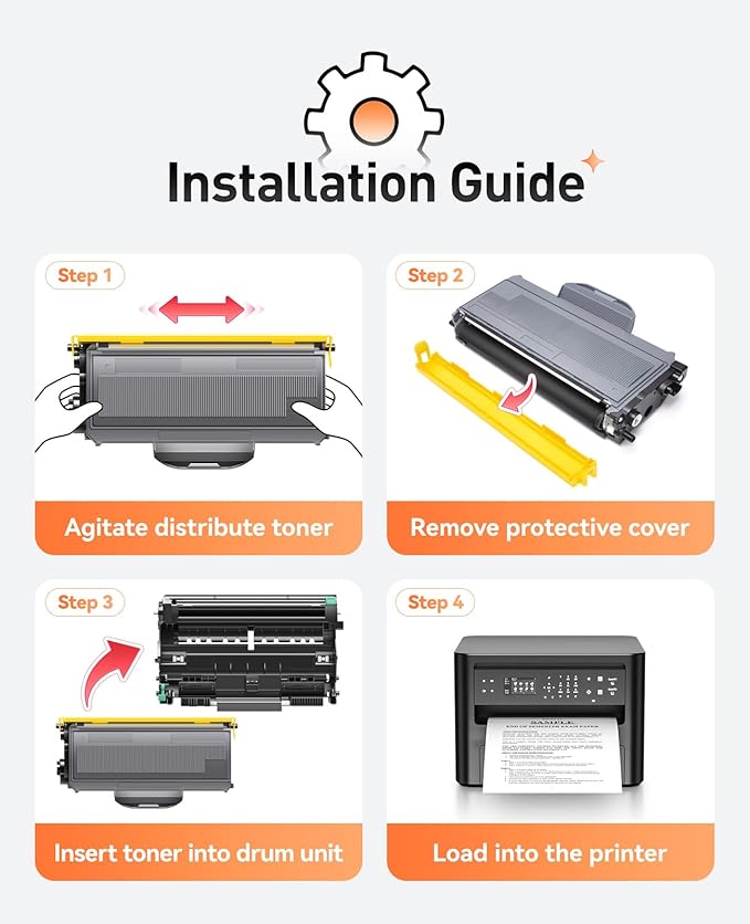 TN360 Toner Cartridge Black 2-Pack Replacement for Brother TN-360 TN330 TN-330 Compatible with Brother DCP-7030 DCP-7040 MFC-7840W HL-2140 MFC-7340 MFC-7440N HL-2170W HL-2150N 7045N Laser Printer Ink