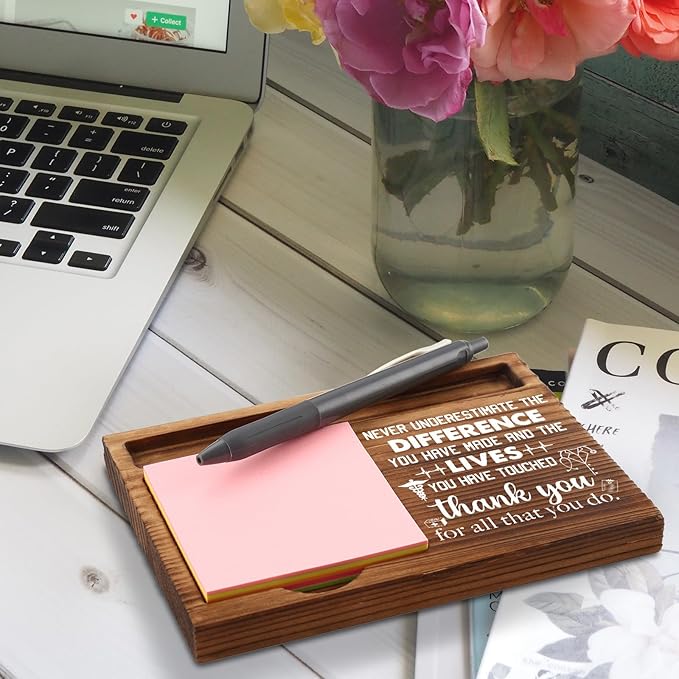 Thank You Doctor Sticky Note Holder, Doctor Male Gifts, Doctor Gifts for Men, Doctor Retirement Graduation Appreciation Gifts for Women, Men, Self-Stick Note Pad Holders ZSS18