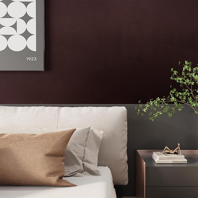 CRE8TIVE Colored Self Adhesive Velvet Flocking Liner for Jewelry Drawer Liner 12"x80" Brown Velvet Wallpaper Peel and Stick Fabric Felt Liner Brown Contact Paper for Box Lining Art Crafts Home Decor