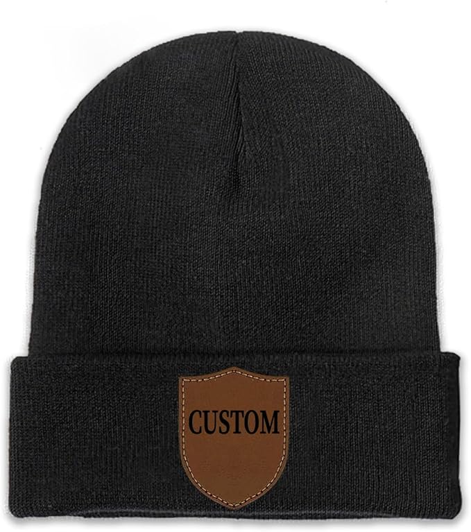 Custom Beanie for Men Women Bulk Custom Winter Hat Beanies with Logo Text Image Personalized Knit Hats Gifts for Business