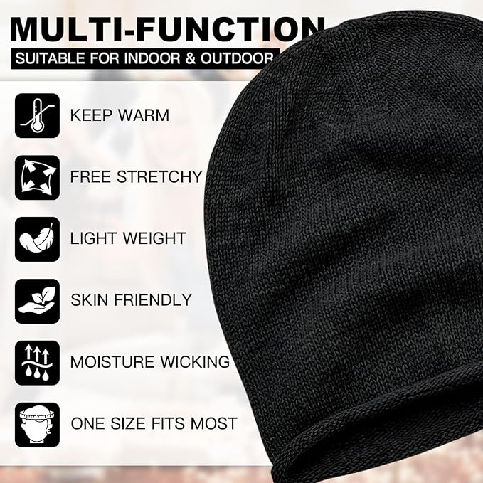 Custom Beanie for Men Women Bulk Custom Winter Hat Beanies with Logo Text Image Personalized Knit Hats Gifts for Business