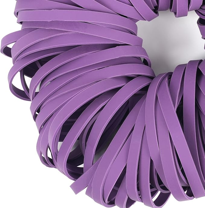 AMUU Rubber Bands Size #64 purple Rubber Band 0.5blPcs rubber band for Office Supplies Home money File Folders Strong Elastic Rubber Bands