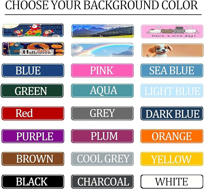 Custom Sign, Personalized Metal Signs with Your Text, Photo, Customized Signs for Office Business Workplace Home Bar Indoor, Outdoor