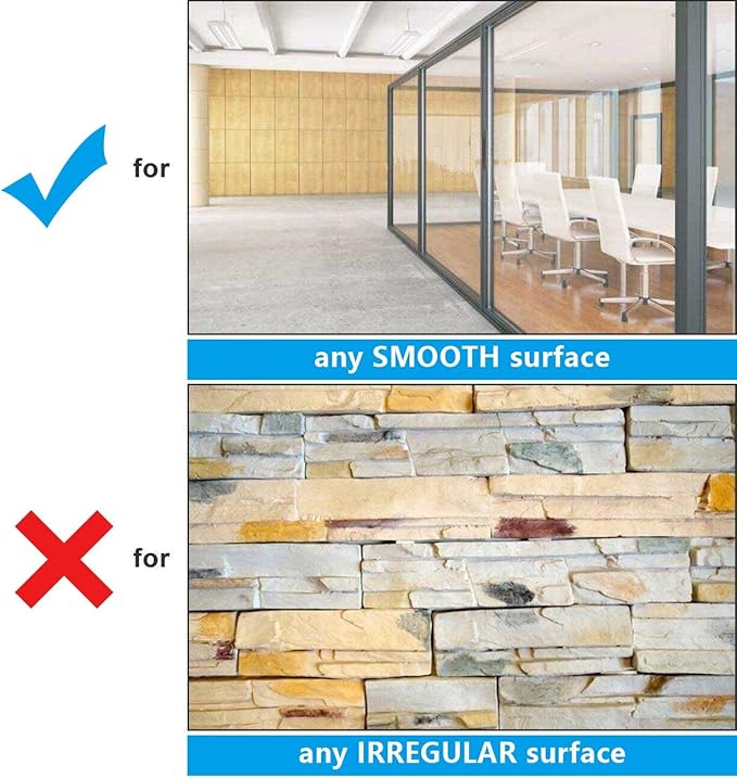 Dry Erase Whiteboard Paper, Large White Board Stickers for Wall, 8x4ft Dry Erase Paper Roll with Adhesive Backing, Perfect Replacement for White Board, No Ghost After 60 Days, 6 Much Better Markers