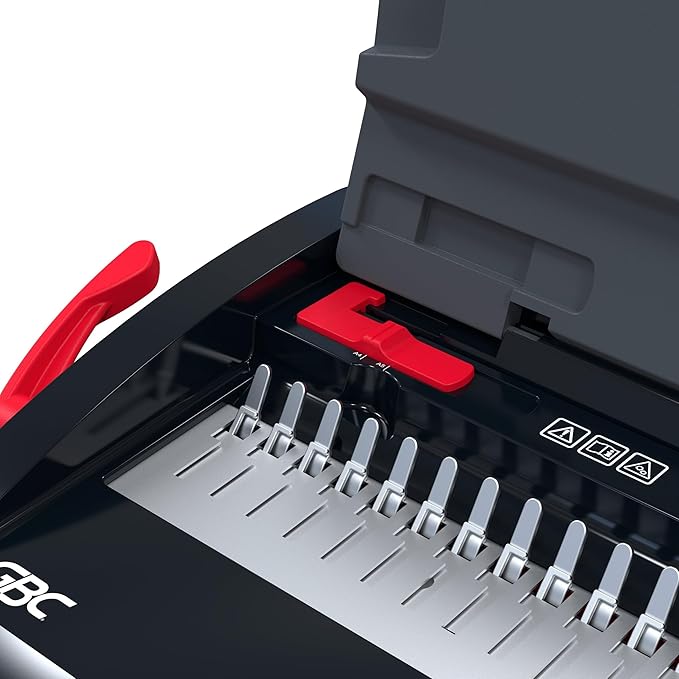 GBC Binding Machine, CB12 CombBind Punch and Bind Machine, Punches 12 Sheets, Binds 150 Sheets (WSM200022)