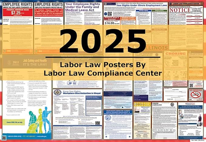 2025 Illinois/Federal Combination Labor Law Posters
