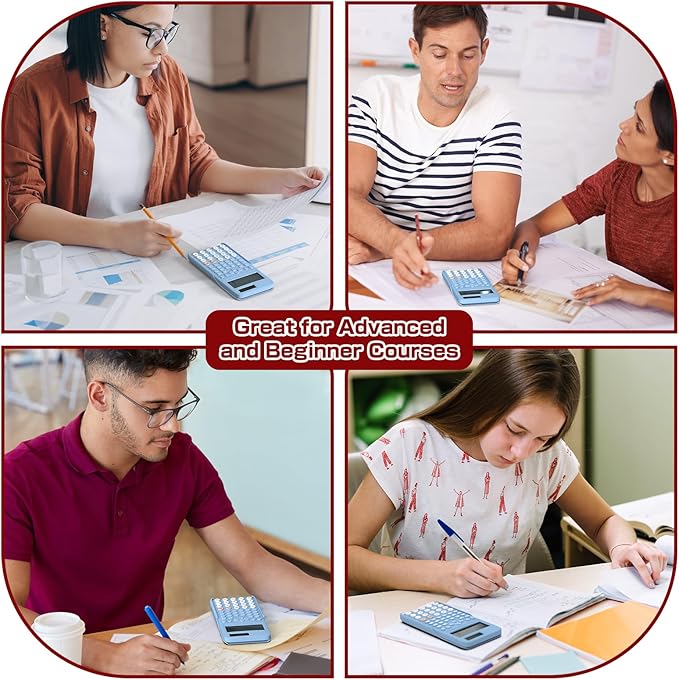 NEWYES Scientific Calculator for Students, 2-Line Math Calculator with Dust Cover, Middle and High School Supplies for Sudents