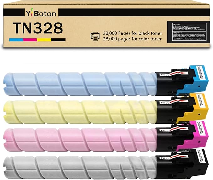 High Yield TN328 TN626 TN330 TN628 TN328K TN328C TN328M TN328Y Toner Cartridge Compatible for Konica Minolta Bizhub 300i 360i 250i 7130i 550i 650i 450i 750i C361i C251i C301i C451i C551i C651i Printer