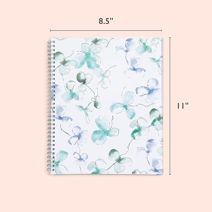 Blue Sky 2025 Weekly and Monthly Planner Calendar, January 2025 - December 2025, 8.5" x 11", Flexible Frosted Cover, Laminated Tabs, Wirebound, Storage Pocket, Lindley