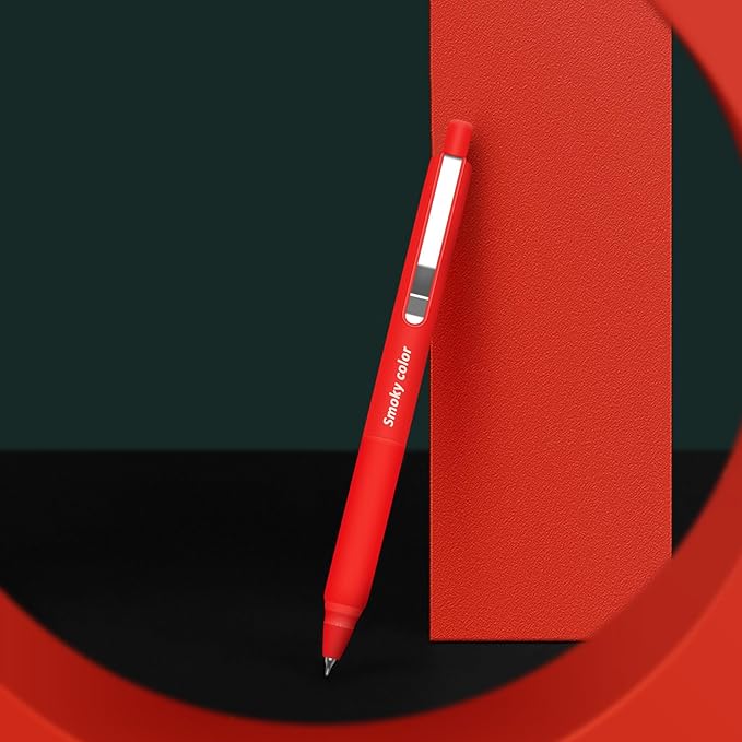 Vitoler Gel Pens, 8 Pack Colored Pens, Colorful Ink Pens Retractable Silence Click Pen Cute Office School Supplies Gifts for Women