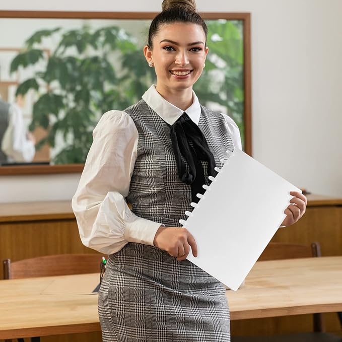 3 Set Discbound Notebook Poly Cover Covers for Discbound Notebook Discbound Cover Letter Size for Notebook Office Product(Note:Only 11 Piece Expansion Discs)