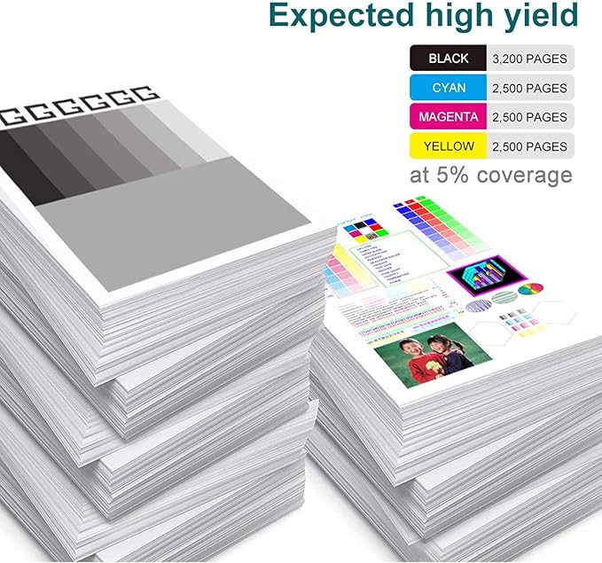 OFFICE-COLOR 202X Toner Cartridges Set Replacement for HP 202X Works with HP Color Laserjet Pro MFP M281fdw Toner, M281cdw M254dw M281fdn M254dn M254nw M281 M254 Printer (Black,Cyan,Magenta,Yellow )