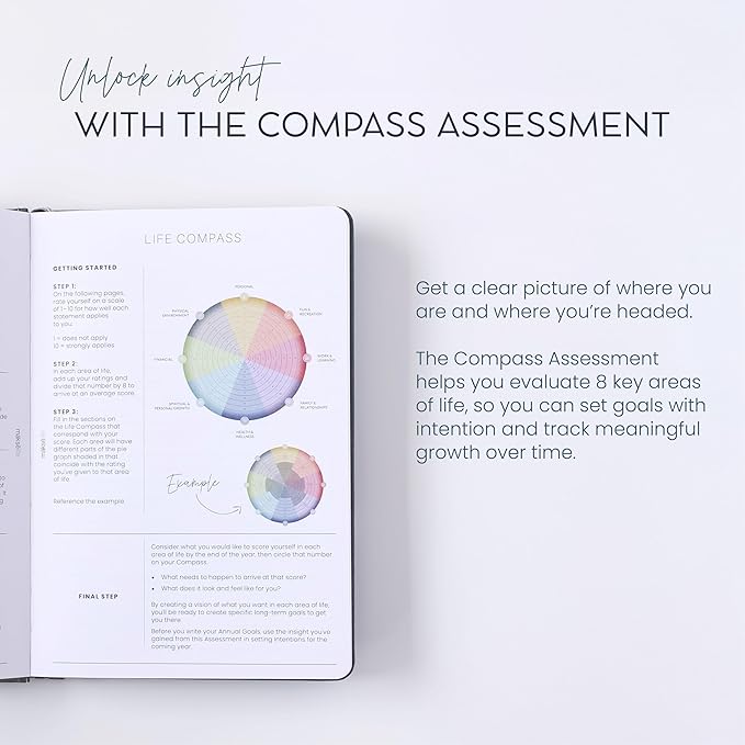 Quarterly Undated Planner - Goal Setting And Weekly Planner, Productivity Tools, Time-Management, Habit Tracker, Gray