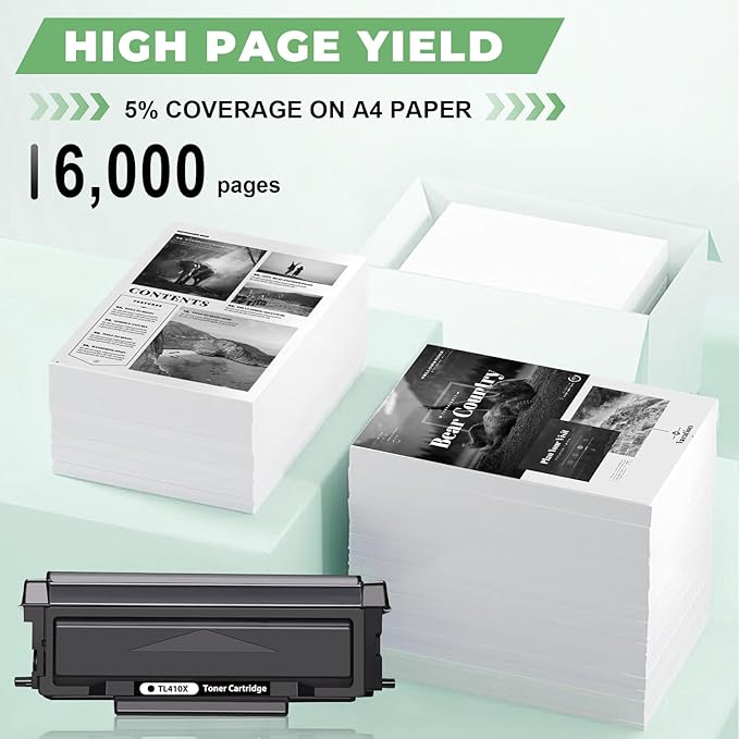 Compatible TL-410X Toner Cartridge Replacement for Pantum TL-410X TL-410H TL-410 for M7102DW P3012DW M6800FDW M7200FDW M7100DW M6802FDW M7102DN M7202FDW (3-Plack)