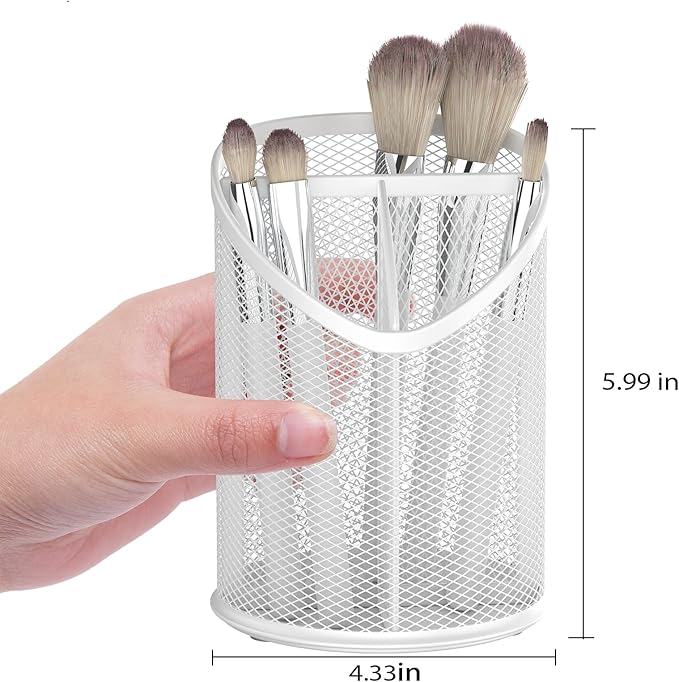 2 Pack Pen Holder Pen Organizer (White)