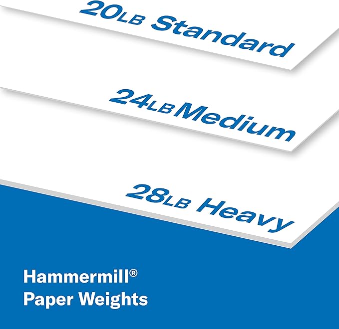 Hammermill Printer Paper, 20 lb Copy Paper, 8.5 x 11 - 10 Ream (5,000 Sheets) - 92 Bright, Made in the USA
