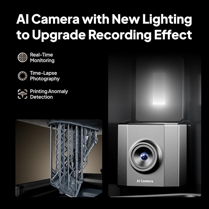 ELEGOO Saturn 4 Ultra 16K Resin 3D Printer MSLA, Smart Tank Heater, High Printing Speed to 150mm/h, AI Camera with Light, Built-in Wi-Fi, Large Print Size 211.68×118.37×220mm³