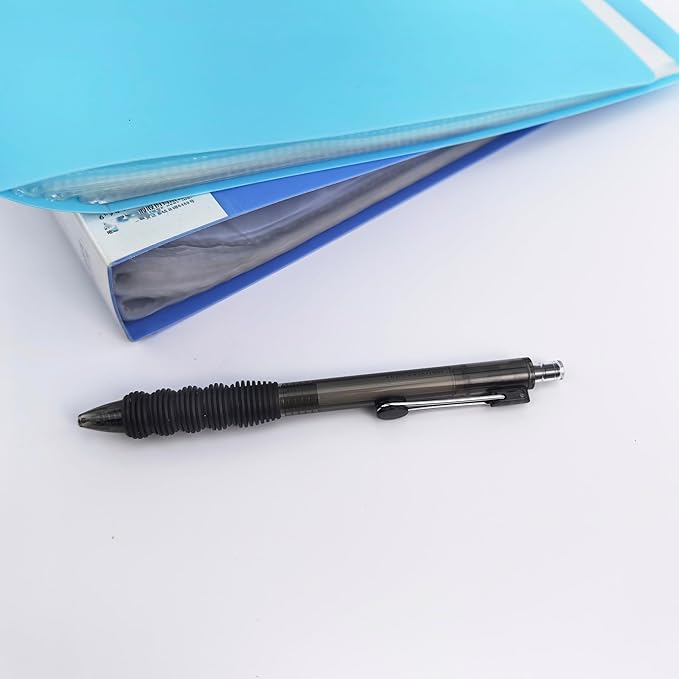 Fengtaiyuan Black Ink, 0.5mm, Retractable Gel Ink Rollerball Pens, Extra Fine, Comfortable Grip, Easy Hold, Writting Smooth, 18 Pack (BlackZS05P18)