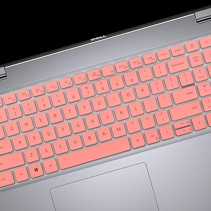 Keyboard Cover for Dell Latitude 3540 3550 5520 5521 5530 5531 5540 5550 2025 2024 2023 2022 & Precision 3590 3591 3580 3581 3560 3570 3561 3571 Laptop, Dell Latitude 15.6 inch Keyboard Skin-Pink