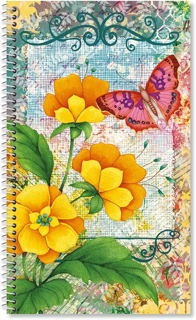 Current Joy Hall Password & PIN Keeper Book, 94 Pages, 5” x 8.5” Size Spiral Bound, Soft Cover Internet Organizer for Offline Website, Login, & Username Storage