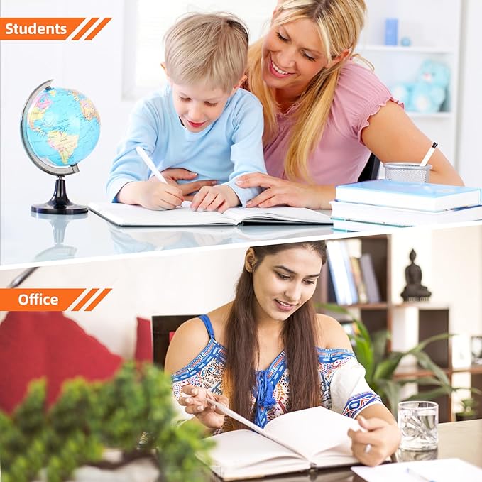 BOSSAND Lined Journal Notebook, A5 Journals for Writing, 200 Pages 100 GSM Thick Classic Ruled Paper, Hardcover, 8.25 inches x 5.75 inches, Black