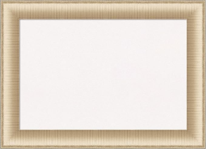 Amanti Art White Cork Board for Wall, 21x29 Vision Board with Gold Frame, Medium Corkboard Office Decor for Home Organization, Casual Corkboard Pinboard to Display Items for Home Organization in