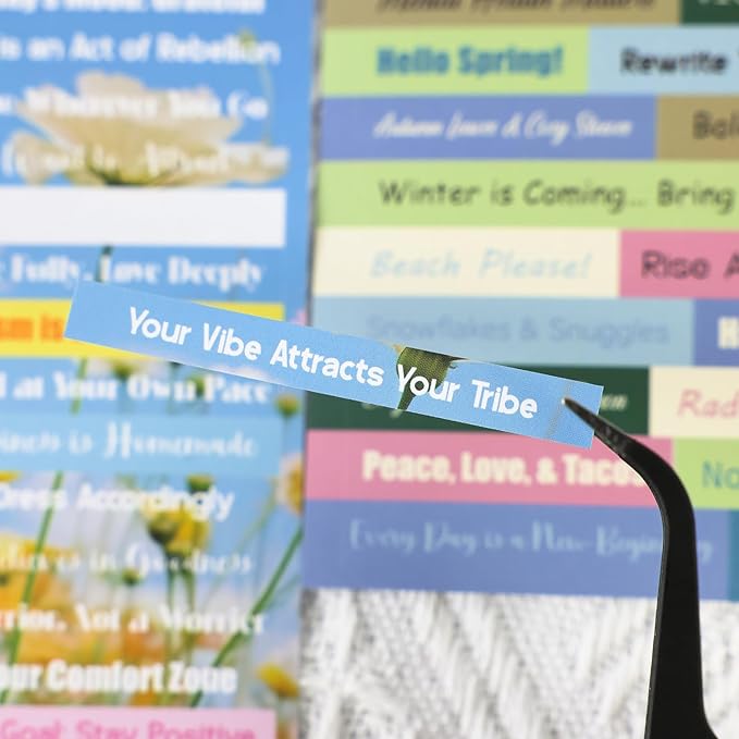 Quote Stickers for Journaling, 48 Sheets 2800Pcs+ Word Motivational Inspirational Small Talk Stickers for Scrapbook Junk Journal Bullet Journal DIY Craft Card Making