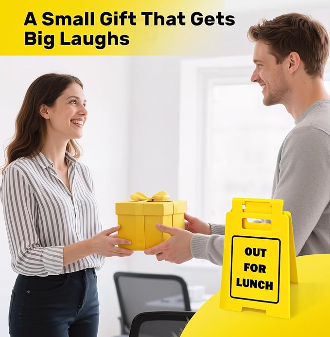 Office Desk Accessories for Work (OUT FOR LUNCH)