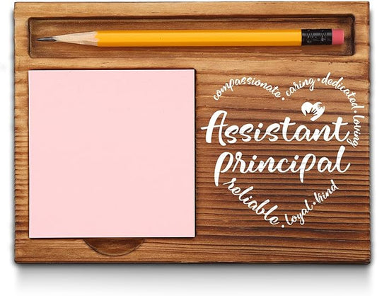 Assistant Principal Gifts, Assistant Principal Appreciation Gifts, Thank You Gifts for Assistant Principal, Vice Principal Desk Self-Stick Note Pad Holders GSH15