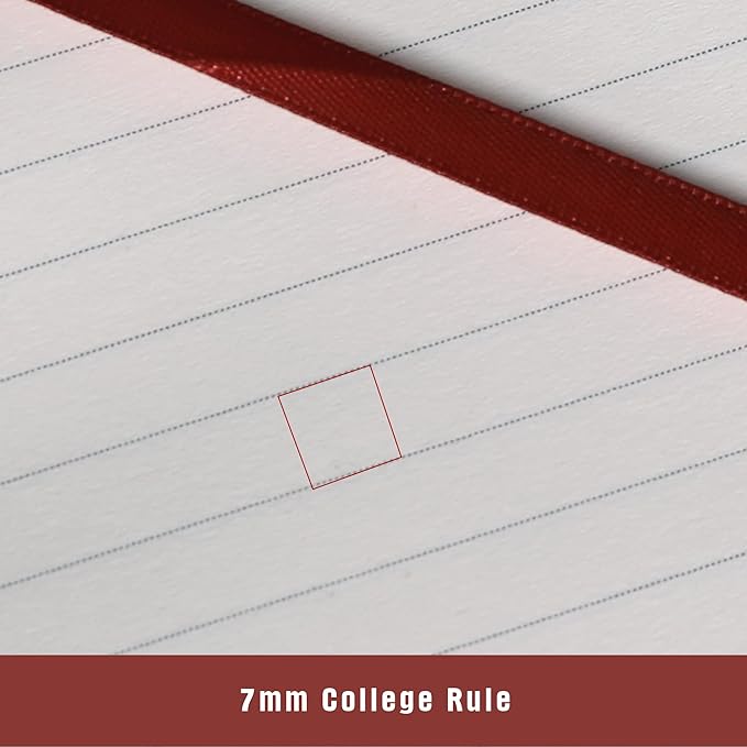 TIEFOSSI Lined Journal Notebook for Women Men, Leather Journal with Pen, A5 Evil Eye Hardcover Notebook for Work, Journaling, Travel & School, 100 GSM Thick Paper, 320 Numbered Pages, 6.2 x 8.3 in