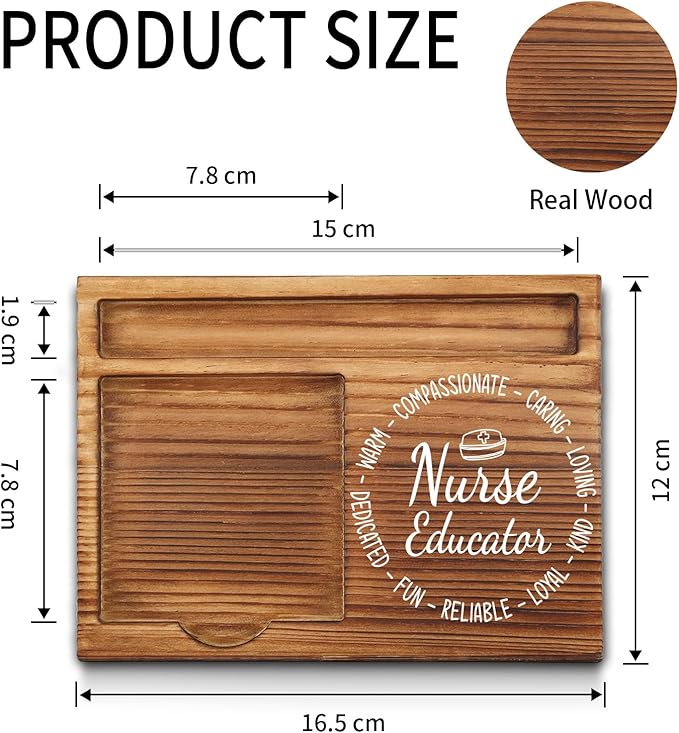 Nurse Educator Gifts, Nurse Educator Sticky Note Holder, Nurse Educator Appreciation Thank You Gifts, Nurse Educator Office Desk Decor Self-Stick Note Pad Holders GAA7