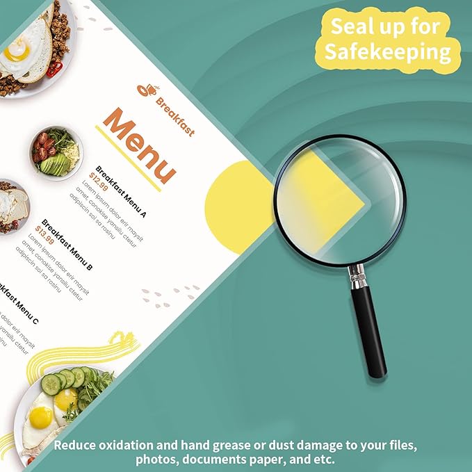 5 Mil Laminating Sheets 300 Packs, Thermal Laminating Pouches Holds 8.5" x 11" Sheets, Clear Laminator Plastic Paper 9 x 11.5 Inches - Rounded Corner Letter Size