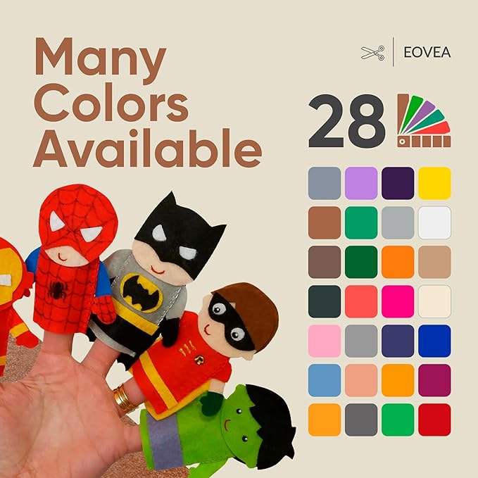 EOVEA | Acrylic Felt Fabric by The Yard - Non-Stiff, Soft Material - 72" Wide - 1.6mm Thick Felt Sheets for DIY Crafts, Sewing, Upholstery, Cushion, Padding(Camel, 2 Yards)