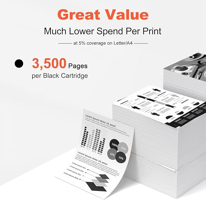 v4ink Compatible 30X Toner Cartridge Replacement for HP 30A 30X CF230X Toner High Yield Black Ink with chip for use in HP Pro MFP M227fdw M227fdn M227sdn M227 M203dw M203d M203dn M203 Printer