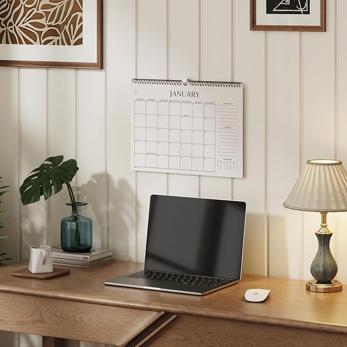 Jotsome Wall Calendar 2025-2026, Monthly Wall Calendar From Now to December 2026 14.2x11.2 inch for Home and Office, Easy Planning