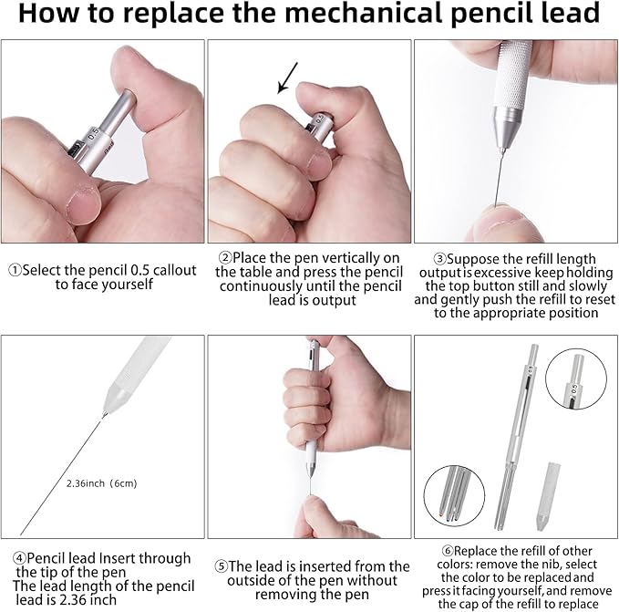 YOUMI Multicolor pen 4 in 1 Multifunction Pen with Metal Cased 0.5mm Mechanical Pencil Red Ballpoint Pen Blue BallpointPen and Black Ballpoint Pen Gift for Journaling (Silver)