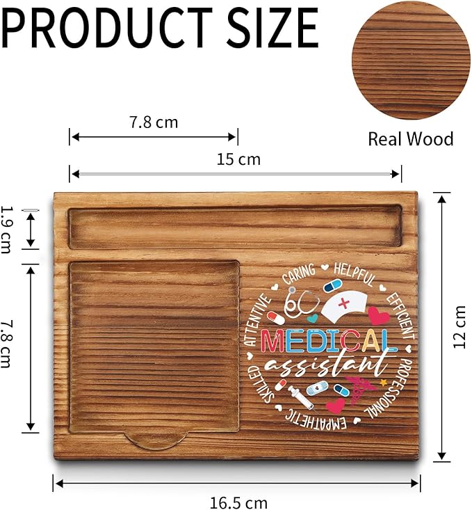 Medical Assistant Appreciation Gifts, Medical Assistant Gifts, Thank You Medical Assistant Gifts, Medical Assistant Office Desk Decor Self-Stick Note Pad Holders GAA4