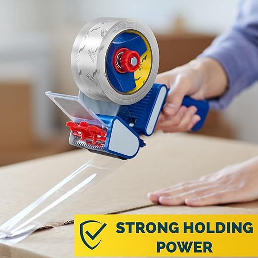 Packing Tape Clear Packaging Tape Heavy Duty Strong Shipping Refills Dispenser Transparent Thick Moving Supplies Mailing Boxes Sealing Office Storage Home - 60 Yds x 1.88" Wide x 2.7 Mil Thick 6 Rolls