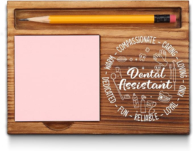 Dental Assistant Appreciation Gifts, Dental Assistant Gifts, Thank You Dental Assistant Gifts, Dental Assistant Office Decor, Dental Assistant Desk Self-Stick Note Pad Holders GAA1