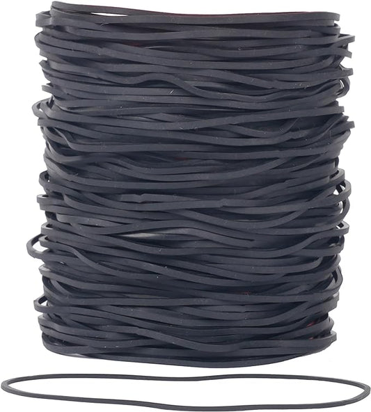 Rubber Bands Black 300Pcs 4.8inch Big Elastic Rubber Bands for trash cans rubber bands office supplies File Folders Litter Box