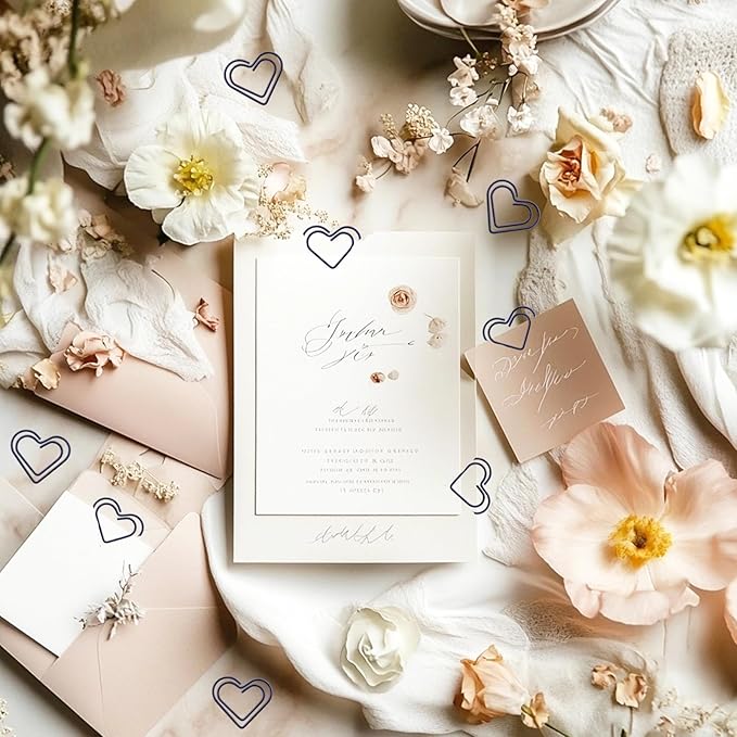 150 Pcs Small Black Paper Clips Cute Paperclips Decorative Clip Basic Office Supplies for Photo Wedding Invitations