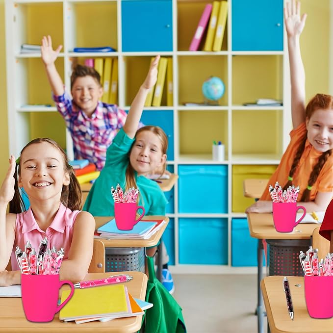 Heart Pens Set – Cute Pink & Red Heart-Shaped Gel Pens for Girls, Women, and Kids – Lovely Writing Stationery for School or Office – Perfect Thanksgiving, Christmas, and New Year Gift, 10 Pack