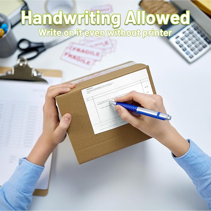 4x6 Thermal Labels, Shipping Address Label (Pack of 250 4x6 Roll Labels) - Compatible with JADENS, ASprink, Phomemo, Rollo, Zebra, Omezizy and Other Thermal Printers