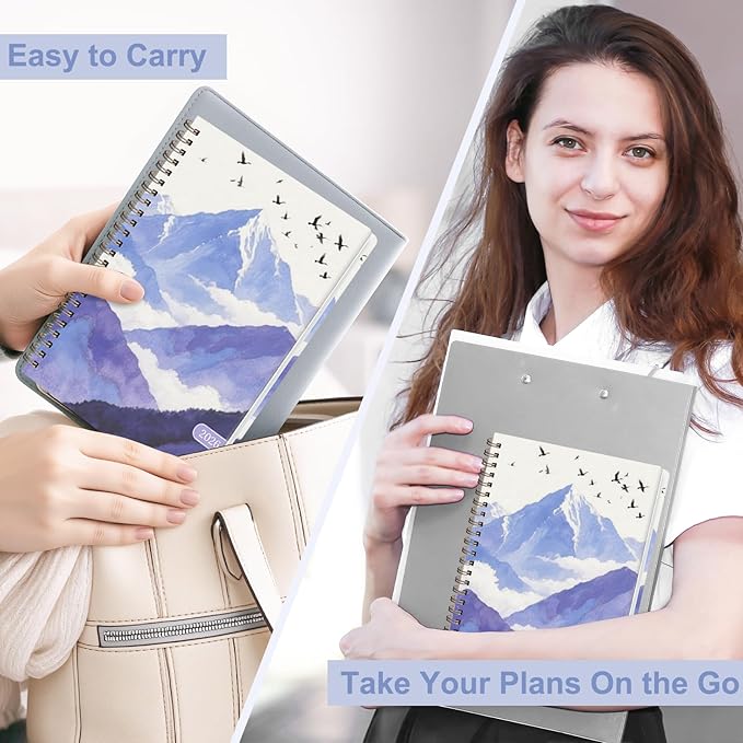 2026 Planner, Weekly and Monthly Academic Planner Calendar (JAN.2026 - DEC.2026), Planning Agenda Book, for Office Desk Accessories and School Supplies, A5(6.3" x 8.5")