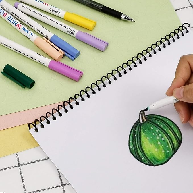 Rayson 9.5mm Plastic Spiral Coil Binding 3:1 Pitch, 3/8inch, 60 Sheets Capacity Black Coil Binding Spines - Versatile for Office and Educational Tasks, Pack of 100